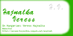hajnalka veress business card